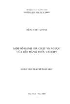 M¸t s¨ đánh giá chặt và ngược của bất đẳng thức cauchy