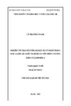Luận án nghiên cứu thay đổi nồng độ một số cytokine trong máu và hiệu quả điều trị bệnh vảy nến thông thường bằng cyclosporine a