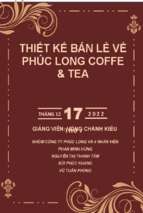 Thiết kế bán lẻ về phúc long coffe& tea