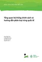 Đề tài khoa học tổng quan hệ thống chính sách và hướng dẫn phân loại rừng quốc tế