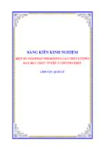 Skkn một số giải pháp nhằm nâng cao chất lượng dạy học trực tuyến ở trường thpt quỳ hợp