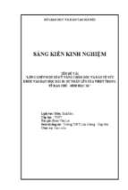 Skkn lồng ghép một số kỹ năng chăm sóc và bảo vệ sức khỏe vào giảng dạy sinh học 10 bài 30   sự nhân lên của virut trong tế bào chủ