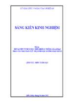 Skkn rèn luyện tư duy học sinh khối 12 thông qua khai thác các bài toán cực trị hình học không gian oxyz