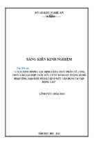 Skkn cách định hướng xác định công thức phân tử, công thức cấu tạo hợp chất hữu cơ từ đó hoàn thành sơ đồ phản ứng, giải một số bài tập ở mức độ vận dụng và vận dụng cao