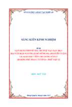 Skkn vận dụng thuyết đa trí tuệ vào dạy học hai văn bản người lái đò sông đà (nguyễn tuân) và ai đã đặt tên cho dòng sông(hoàng phủ ngọc tường)   ngữ văn 12