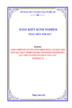 Skkn lồng ghép một số trò chơi nhằm nâng cao hiệu quả học tập trực tuyến cho học sinh phần chuyển hóa vật chất và năng lượng ở thực vật   sinh học 11