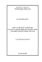 Luận văn thạc sĩ nâng cao năng lực cạnh tranh của công ty trách nhiệm hữu hạn một thành viên nhiên liệu hàng không việt nam (skypec)