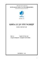 Khóa luận a study on the difficulties faced by the first year english majors at haiphong management and technology university and strategies to help for their self improvement in listening skill