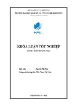 Khóa luận a study on the extra activities on improving the first year english majored students’ oral presentation skill at hai phong management and technology university