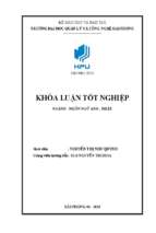 Khóa luận how to improve reading skill for the final year of english major students at hpu
