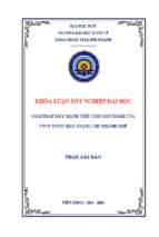 Khóa luận giải pháp đẩy mạnh tiêu thụ sản phẩm của ctcp dược hậu giang chi nhánh huế