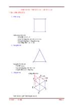 Tóm tắt lý thuyết và bài tập trắc nghiệm hình vuông, tam giác đều, lục giác đều
