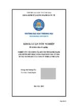 Nghiên cứu tác động của môi trường kinh doanh ảnh hưởng đến hoạt động nhập khẩu đậu tương từ thị trường mỹ của công ty tnhh an phú linh
