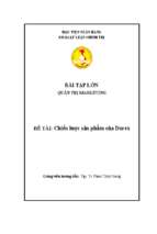 Chiến lược sản phẩm của durex