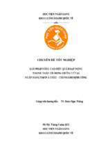 Giải pháp nâng cao hiệu quả hoạt động thanh toán tín dụng chứng từ tại ngân hàng tmcp á châu – chi nhánh định công