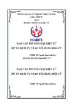 Dự án dịch vụ trao đổi hàng hóa cũ