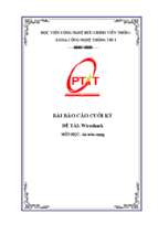 Bài báo cáo cuối kỳ đề tài wireshark