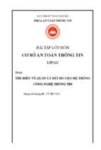 Tìm hiểu về quản lý rủi ro cho hệ thống công nghệ thông tin