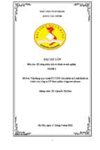 Vận dụng quy trình pttcdn hãy phân tích tình hình tài chính của công ty cp dược phẩm angimex pharm