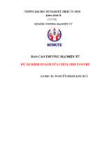 Dự án kinh doanh sữa chua ohh yogurt