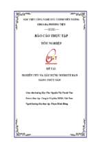 Nghiên cứu và xây dựng website bán hàng thủy sản