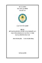 Kế toán doanh thu, chi phí và xác định kết quả hoạt động kinh doanh tại công ty tnhh đào tạo phương pháp mới
