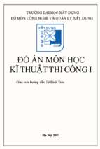 Thiết kế biện pháp kỹ thuật thi công bê tông cốt thép toàn khối nhà nhiều tầng