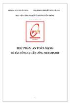 Công cụ tấn công metasploit