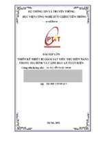 Thiết kế thiết bị giám sát tiêu thụ điện năng trong gia đình và cảnh báo an toàn điện