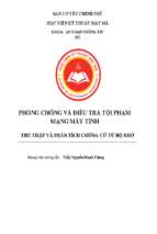 Thu thập và phân tích chứng cứ từ bộ nhớ