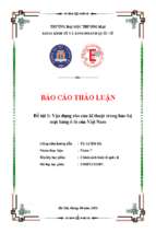 Vận dụng rào cản kĩ thuật trong bảo hộ mặt hàng ô tô của việt nam