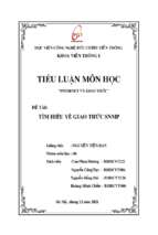 Tìm hiểu về giao thức snmp