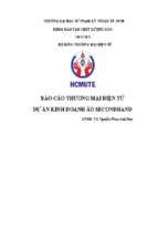 Báo cáo dự án kinh doanh áo secondhand