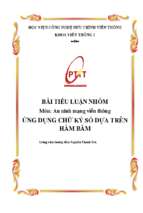 Ứng dụng chữ ký số dựa trên hàm băm