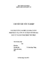 Giải pháp nâng cao hiệu quả hoạt động nhập khẩu của công ty cổ phần thương mại dịch vụ và xuất nhập khẩu việt nhật