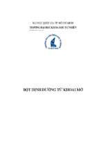 Bột dinh dưỡngtừ khoai mỡ