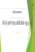 Xử lý kim loại nặng bằng phương pháp sinh học