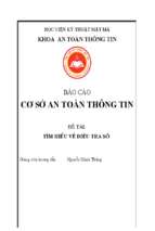 Tìm hiểu về điều tra số