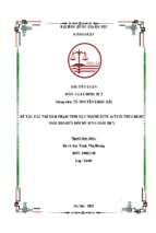 Các tội xâm phạm tình dục người dưới 16 tuổi theo blhs năm 2015 (sửa đổi bổ sung năm 2017)