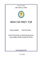 Báo cáo thực tập kế toán bán hàng và xác định kết quả kinh doanh tại công ty cổ phần tư vấn đầu tư xây dựng tđs việt nam
