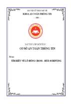 Tìm hiểu về lỗ hổng cross   site scripting