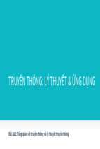 Truyền thông lý thuyết & ứng dụng