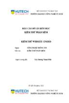 Kiểm thử phần mềm kiểm thử website cpseed