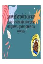 Các vùng biển thuộc quyền chủ quyền và quyền tài phán của quốc giax