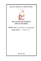 Kiểm tra an ninh toàn và xâm nhập mạng