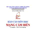 Chương 3 nhận biết khả năng của mạng cảm biến không dây