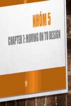 Chapter 7 moving on to designx