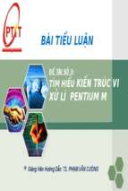 Tìm hiểu kiến trúc vi xử lí  pentium mx