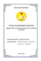 Tìm hiểu sản phẩm thẻ thanh toán nội địa của ngân hàng techcombank