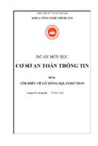 Tìm hiểu về lỗ hổng sql injection